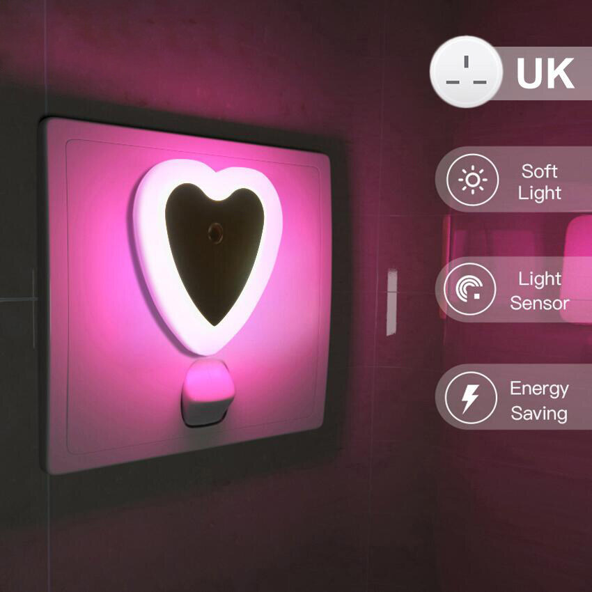 HOME MI LED Night AutoSmart Sleeping Light Sensor Light AUTO ON/OFF, High Quality wireless LED Night Mini Light, Bedside Lamp Bedroom Nightlight Smart Lighting Wall light for Bathroom Stair Bedroom 220V 0.5W