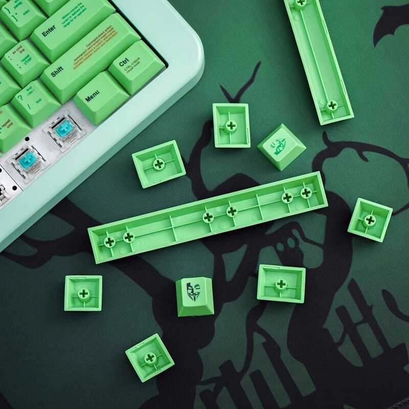 [Keycap only】 lập trình viên chủ đề Keycap VIM key cap 131 Phím Cherry hồ sơ PBT nhuộm thăng hoa cho MX chuyển đổi Bàn Phím Cơ RK61/Anne Pro 2/gk61