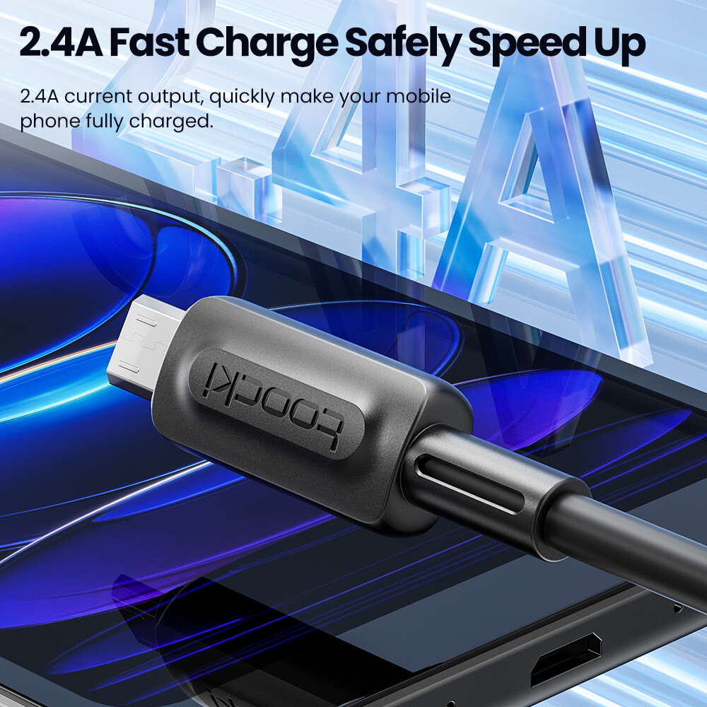 Toocki Micro USB Cable Fast Charging Mobile Phone Micro USB Wire cord USB Charger Data Cable For Samsung Huawei Xiaomi HTC