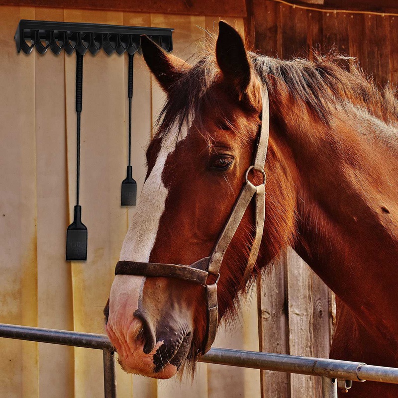 Whip Rack Equestrian ABS Horse Whip Holder Rack Holder-Flat Wall Mounted Rack ...