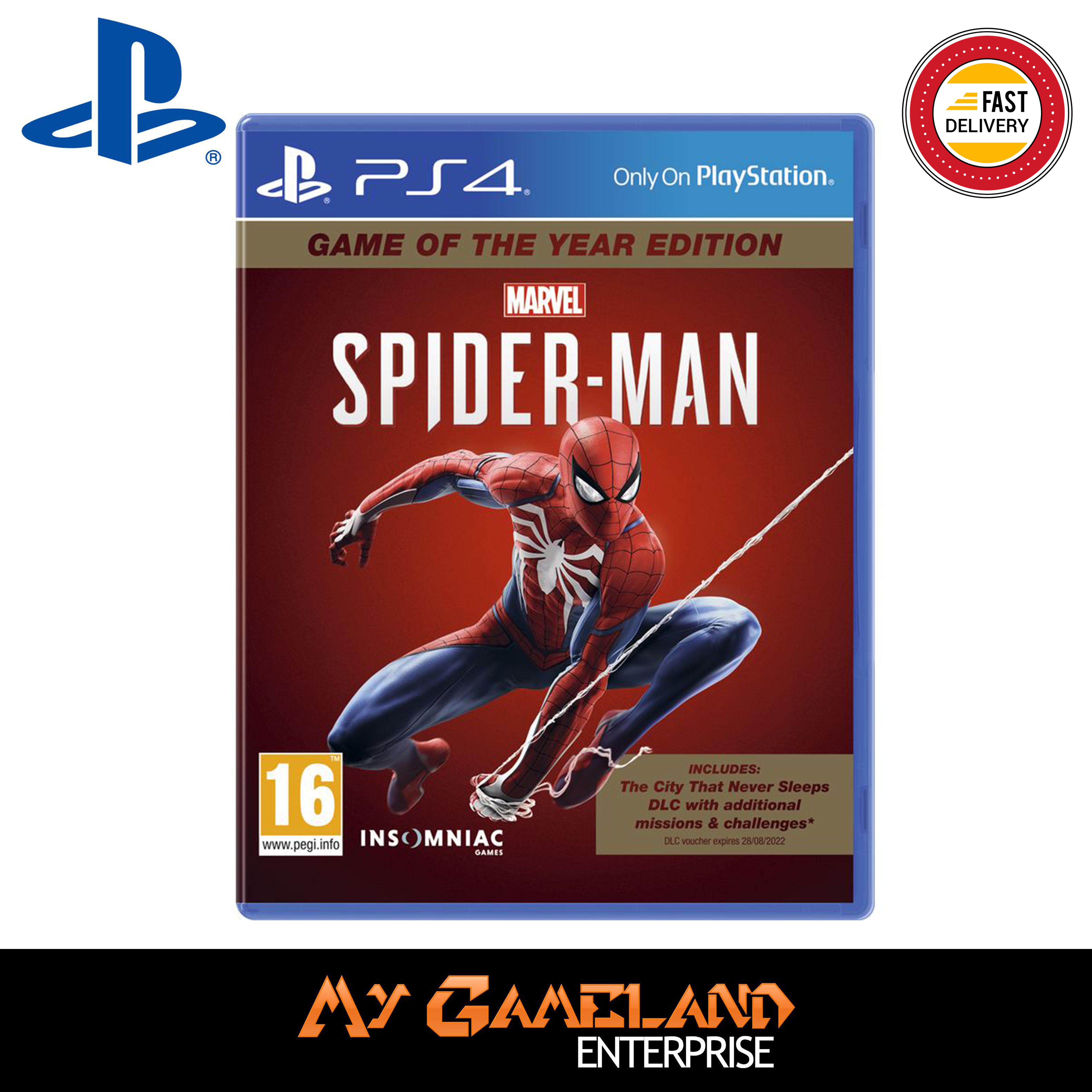 MARVEL'S SPIDER-MAN GOTY EDITION (PS4/R3/ENG,CHN)