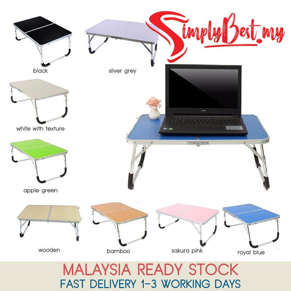 Simplybest Aluminium Foldable Table Anti Slip Bed Laptop Notebook Portable Computer Desk