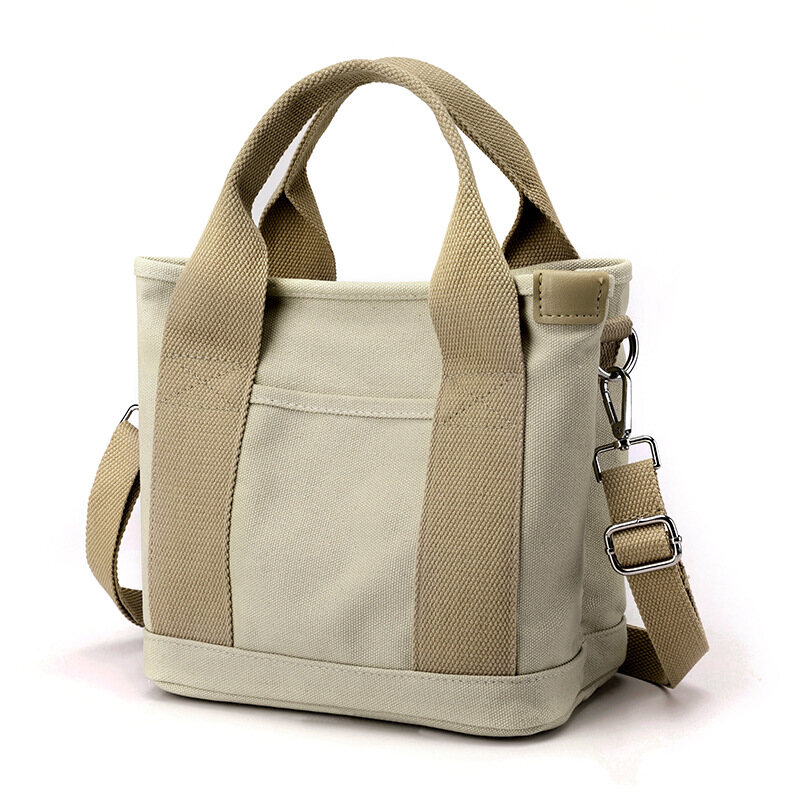 ARCTIC HUNTER Japanese thousand-layer bag niche lady shoulder bag hand-held thick canvas mobile phone bucket tote bag