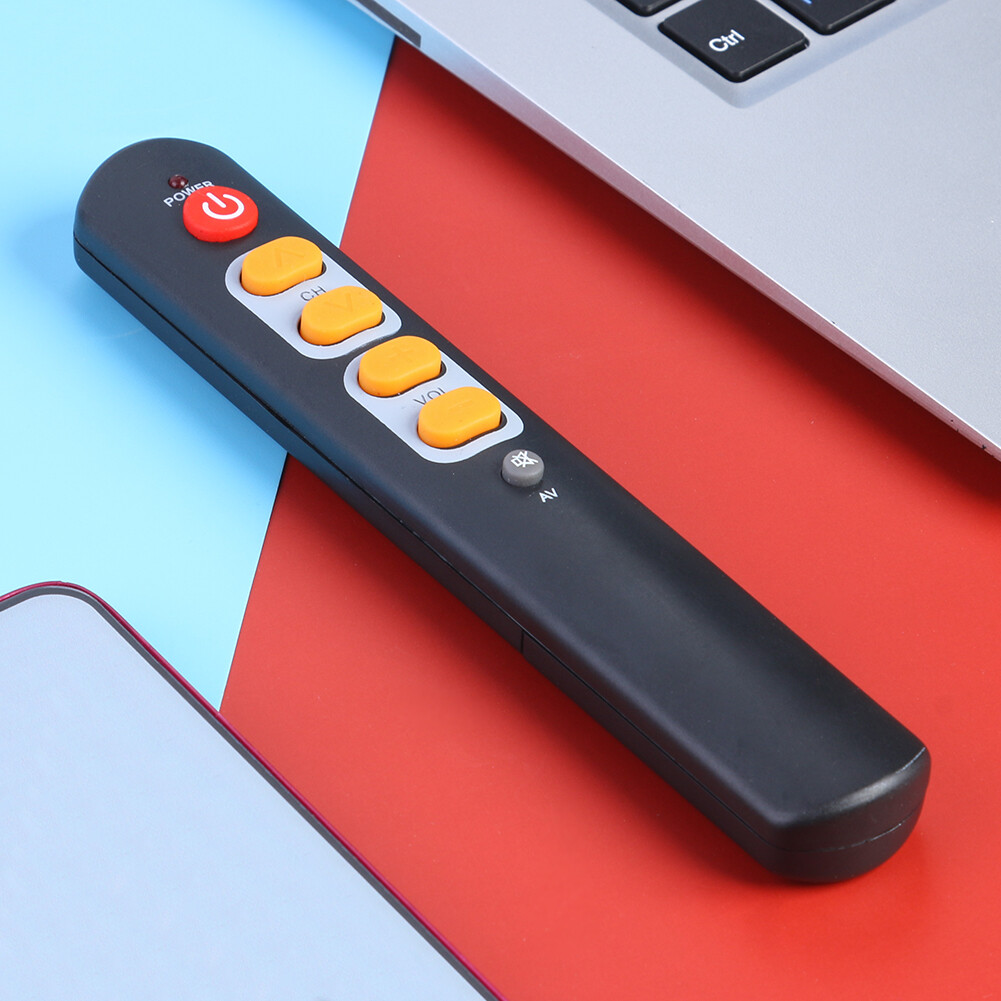 Universal 6 Key Learning Remote Control Big Yellow Button Copy IR Remote