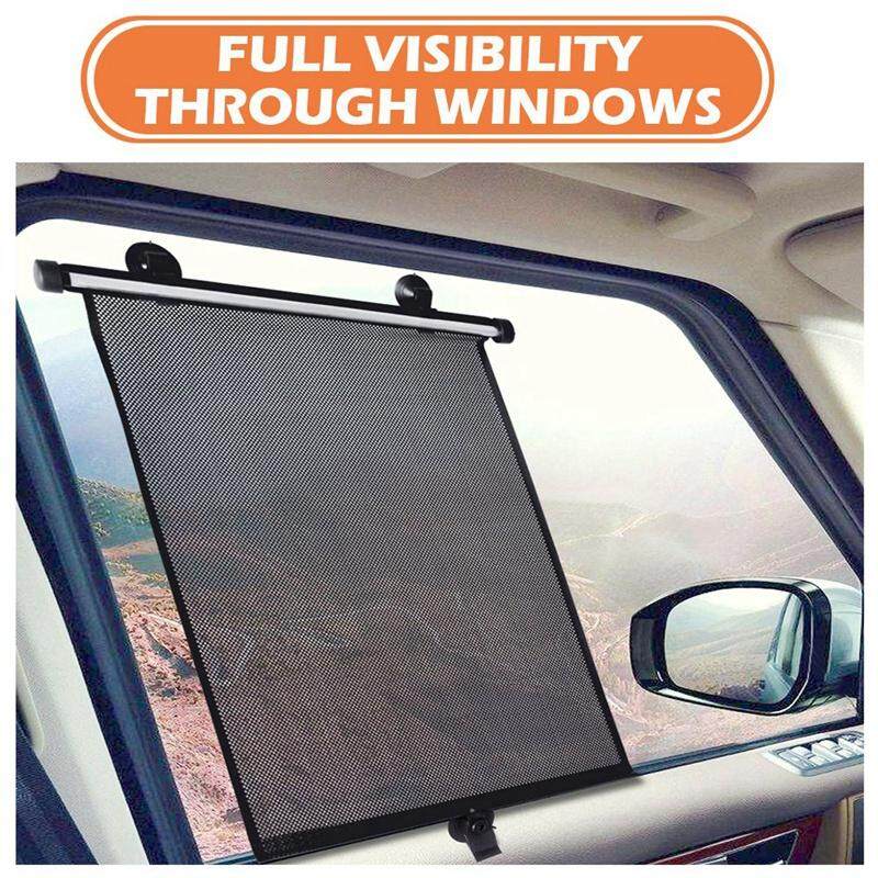 Car Side Window Sun Shade [2 Pack] Universal Car Window Roller Shade