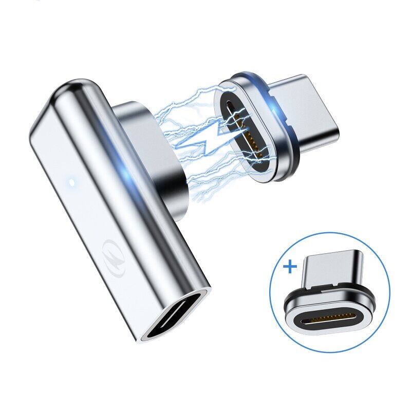 Fonken 24-pin type-c magnetic adapter 40gbs usb c converter pd 100w quick charge usb 8k hd hub data sync for macbook