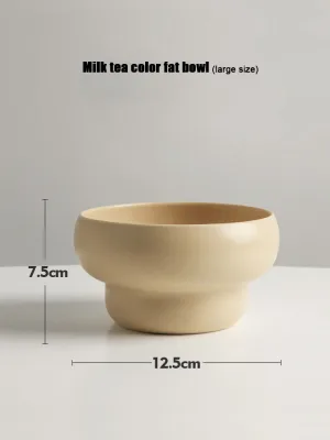 Nordic ceramic mug fat handle coffee cup high temperature heat insulation water cup set give friends creative gifts