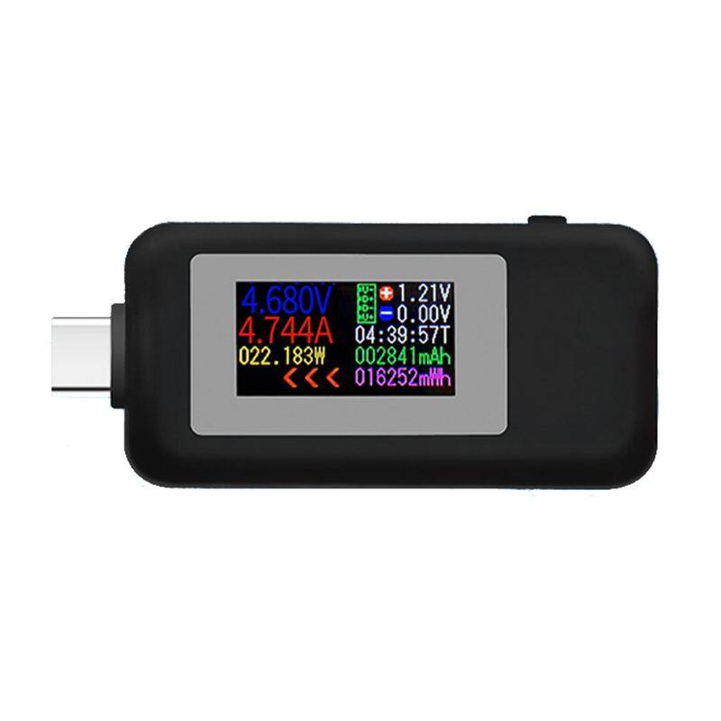 KWS-1902C Type-C Color Display USB Tester Current Voltage Monitor Power Meter Mobile Battery Bank Charger Detector