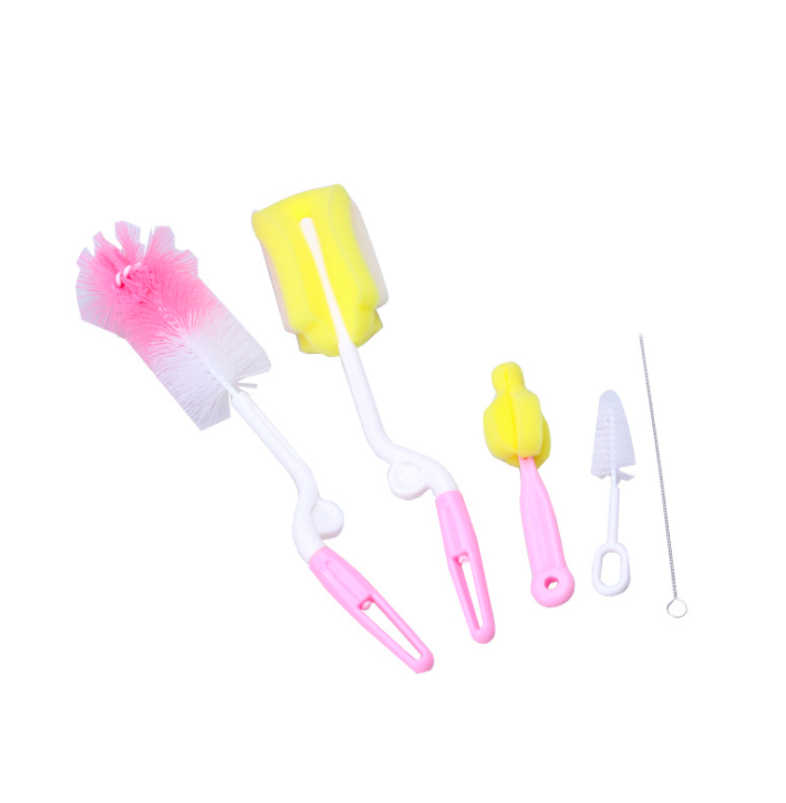 5-in-1 Bottle Teat Straw Brush Wash Baby Milk Botol Susu Berus Bayi ...