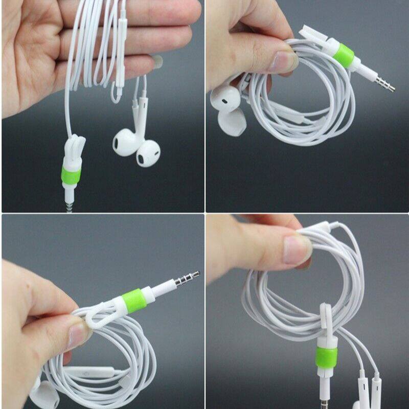 Ốp bảo vệ cáp tai nghe bền chống đeo đa năng Vỏ bảo vệ tai nghe chống gập đơn giản Cáp dữ liệu vỏ bảo vệ silicon