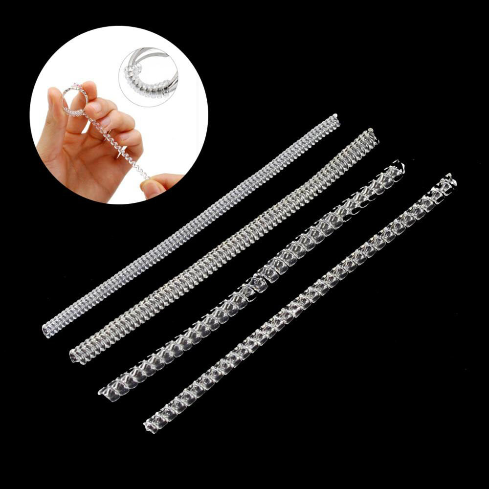 PKWPT Ring Size Clear Guard Resizing Fitter Reducer Insert Ring Adjuster Jewelry Tools Ring Sizer Tighteners