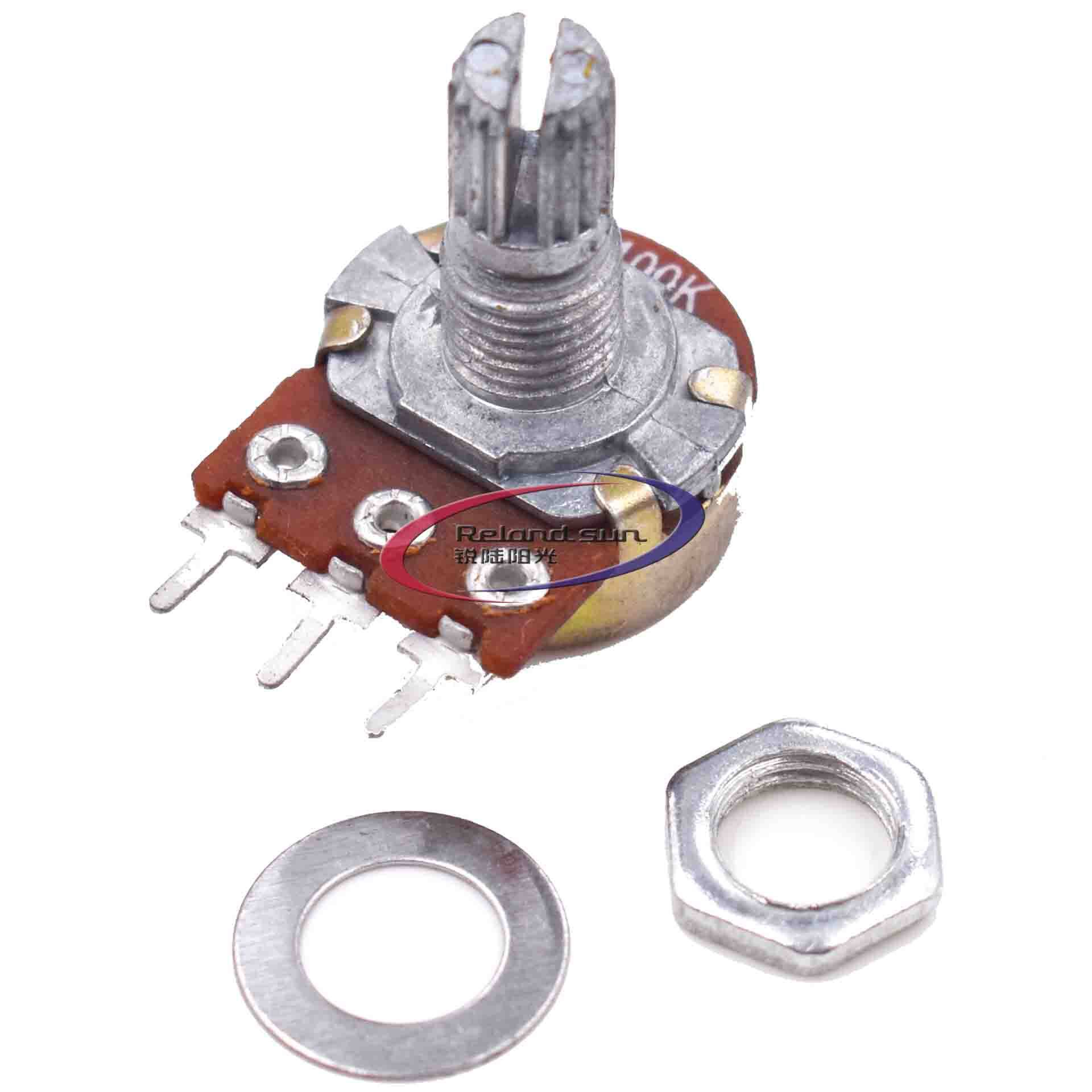 10pcs 1bag WH148 single joint amplifier potentiometer B1K 2K 5K 10K 20K 50K 100K 500K 1M L: 15MM new