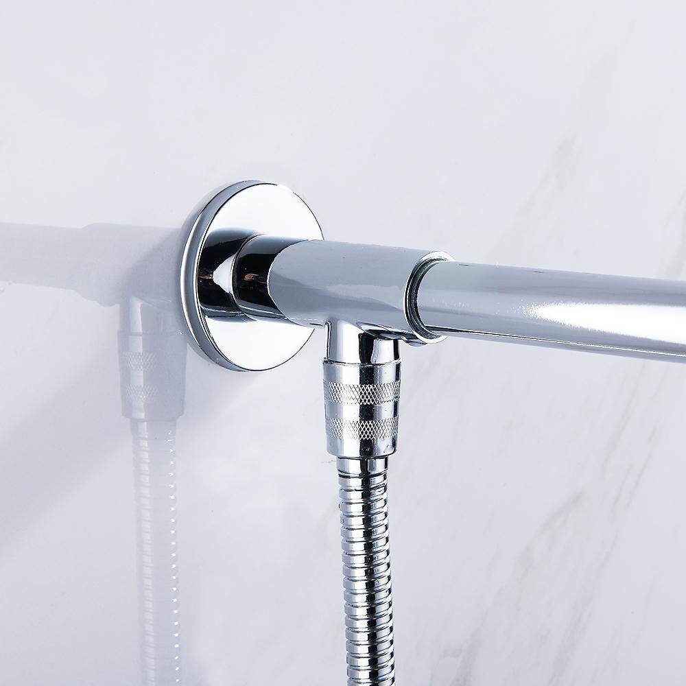 EVERSO Tay Vòi Hoa Sen Cố Định Bằng Đồng Đầu Vòi Hoa Sen Gắn Tường Gắn Vào Được Nối Dài