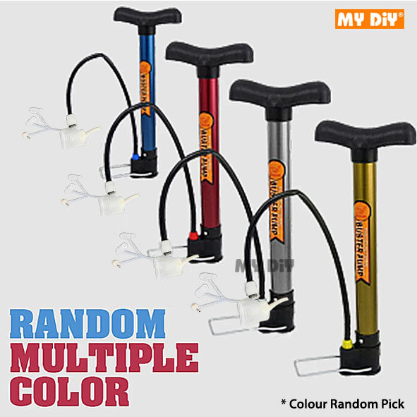 MYDIYHOMEDEPOT BUSTER Bicycle Hand Pump with Extra Pins AB320