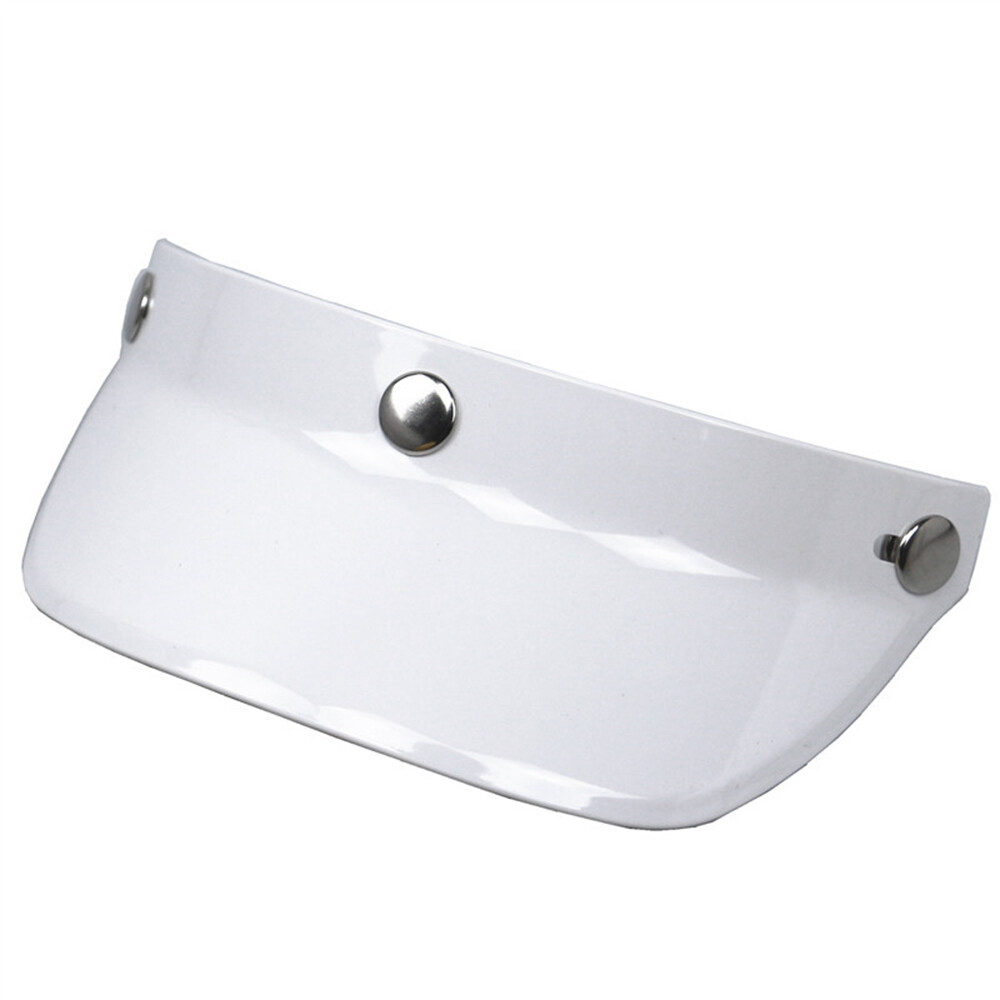 Viviance 3-Snap Button Bubble Visiera Flip Up Wind Face Shield Lente per Casco da Moto 3 Colore