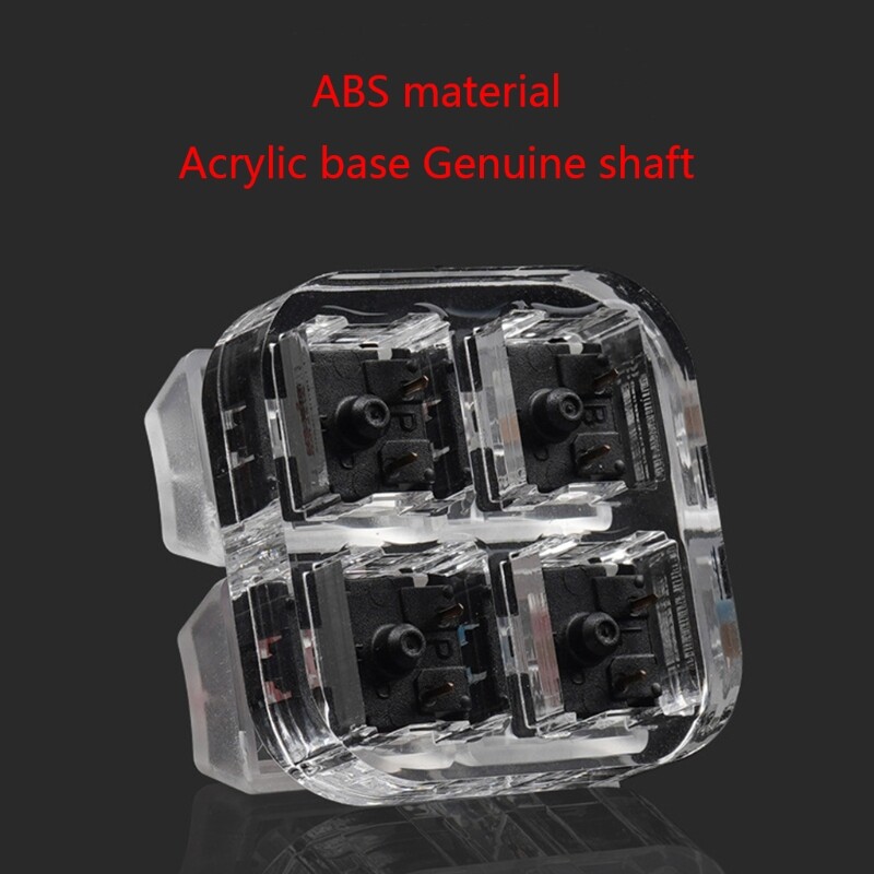 Dụng Cụ Kiểm Tra 4 Nắp Khóa, Gateron MX Switches Bộ Kiểm Tra Bàn Phím, Phím Trong Suốt Bàn Phím Cơ PCB Mẫu