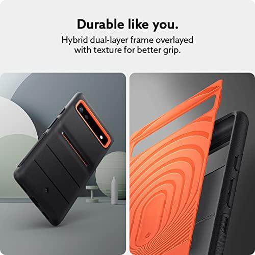 Ốp Lưng Caseology Pixel 6a Ốp Tương Thích TPU Mỏng Hoạt Động Bằng Đá Sa Thạch Bền Bỉ Google Pixel6a Bảo Vệ Thông Thường Aslex - Active Orange
