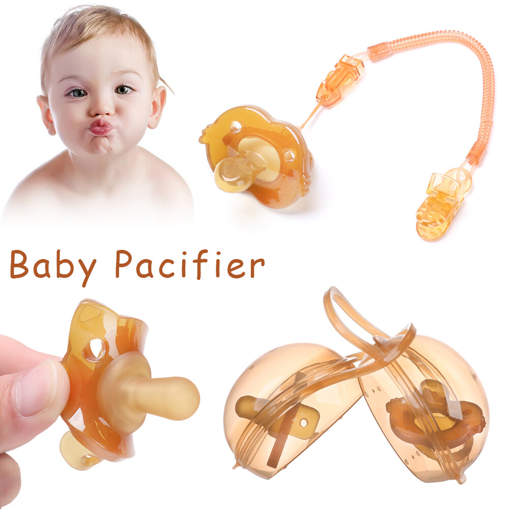 Gorgeous Day And Night Type Baby Safety Silica Gel Pacifier Set Baby Pacifier Pacifier Silicone Teether