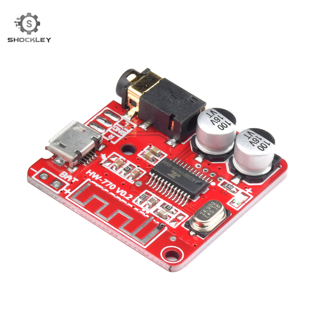 Shockley VHM-314 3.7~5V Mini Bluetooth 5.0 Audio Decoder Board Receiver BT5.0 PRO MP3 Lossless Wireless Stereo Music Amplifier with Module