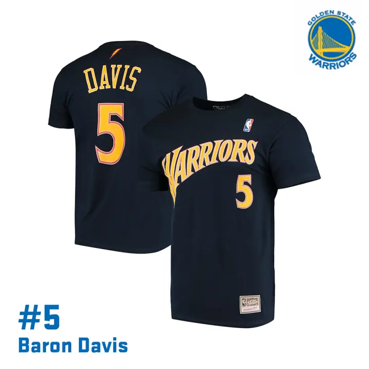 baron davis warriors jersey