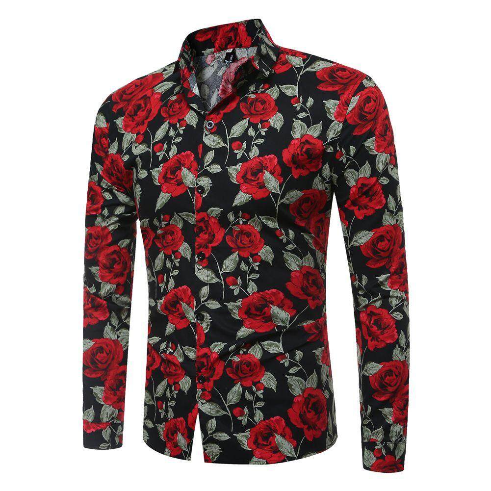 hawaiian long sleeve dress shirts