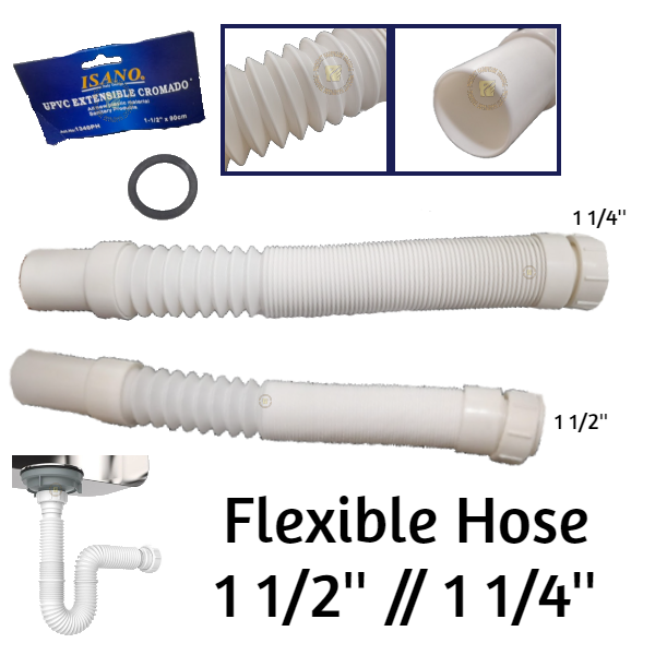 Uni Trap Basin & Kitchen Sink Flexible Hose [ 32mm (1 1/4") & 40mm (1 1