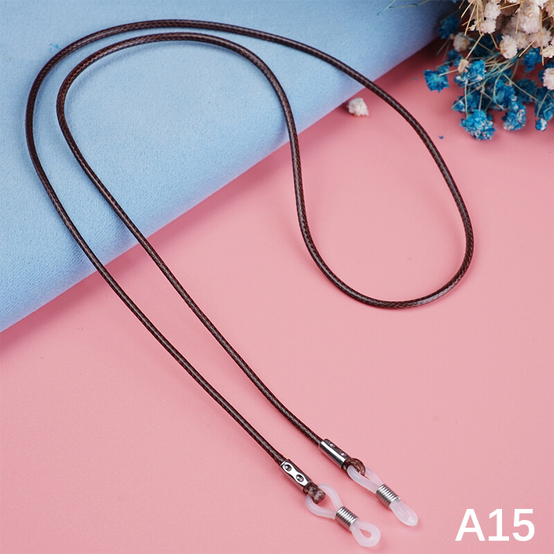 New Fashion Glasses Strap Adjustable Sunglasses Eyeglasses Rope Lanyard Holder Mask Chain Wax line Glasses Strap Hanging Rope Eyewear Accessory