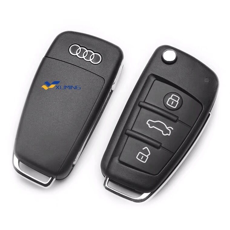Cập Nhật Vỏ Chìa Khóa Từ Xa Lật 3 Nút AUDI Thanh Lịch Để Thay Thế Vỏ Chìa Khóa Gập AUDI A2 Vv Nguyên Bản