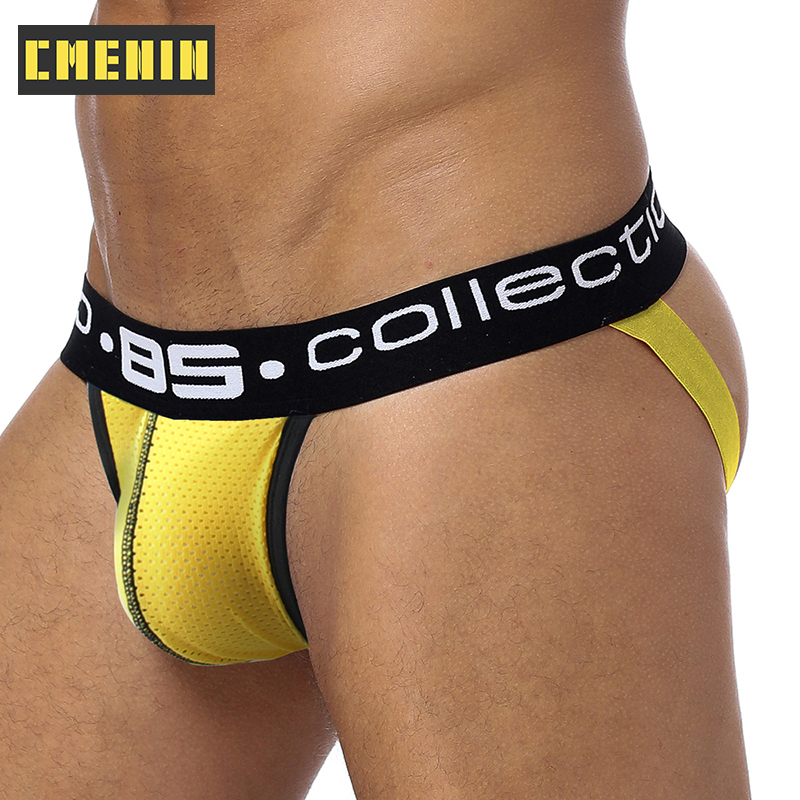 (1 Cái) Mesh Men Underwear Jockstrap Thongs BS139