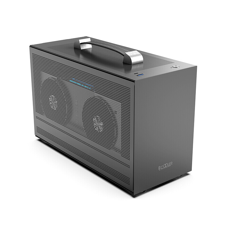 Pccooler Vỏ I100 PRO MINI-ITX Khung Máy Tính Để Bàn Nhỏ ITX Di Động Hỗ Trợ Thẻ Đồ Họa SFX Power 30 Vỏ Máy Tính Chơi Game