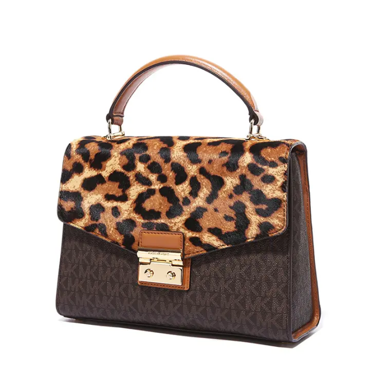 mk leopard bag