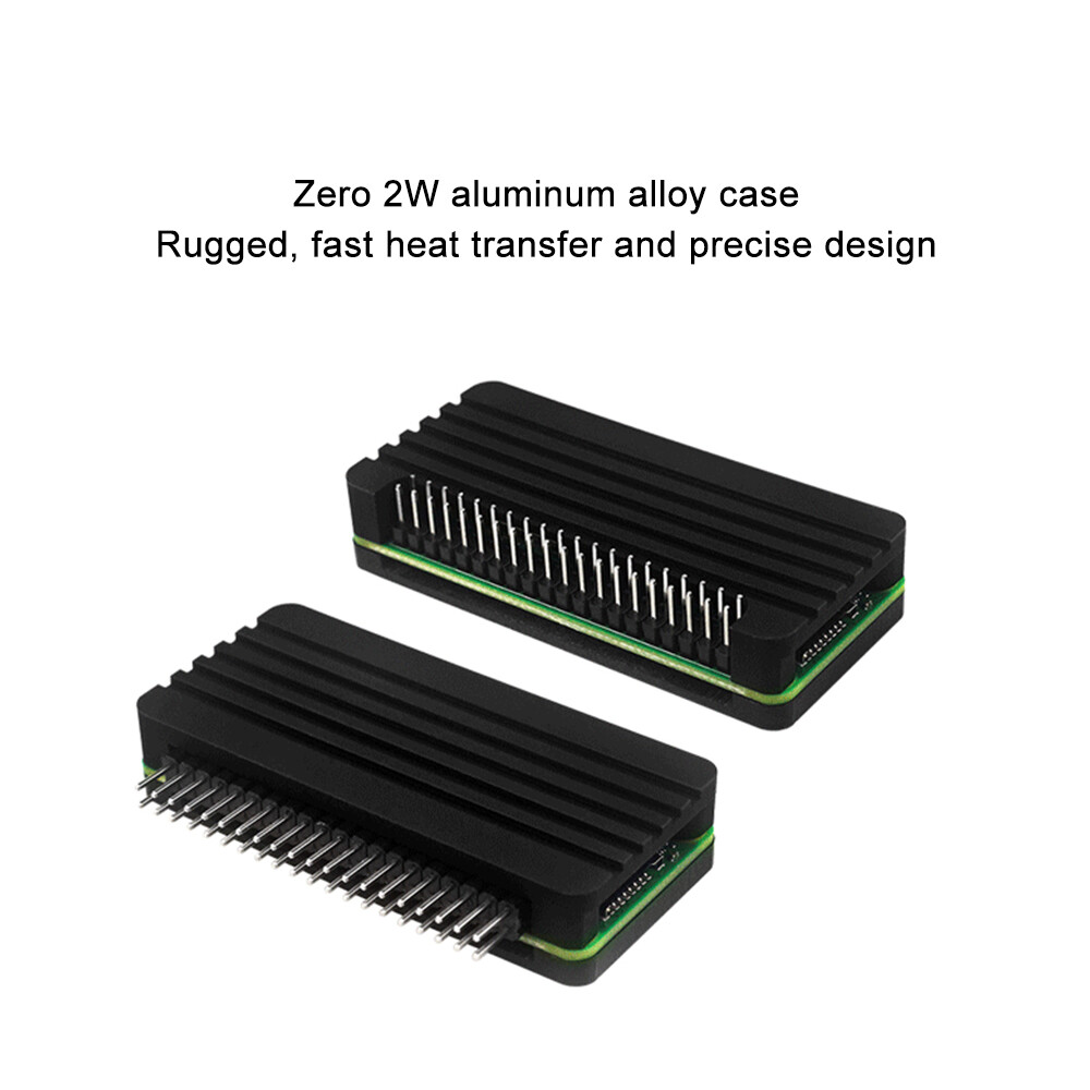 Raspberry Pi Zero 2W Vỏ Hợp Kim Nhôm Vỏ Raspberry Pi Zero 2W Vỏ Bảo Vệ Kim Cong/Kim Thẳng