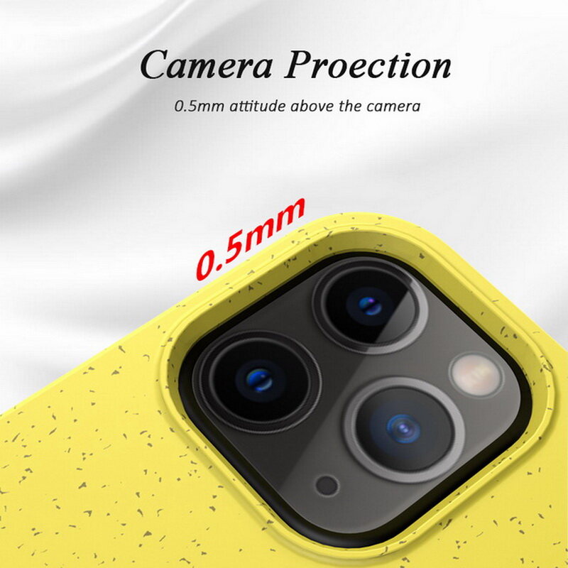 Crashstar Thân Thiện Với Môi Trường Silicone Thêm rơm lúa mì Mềm vỏ điện thoại Cho iPhone 16 15 14 Pro Max Cộng Với 13 12 11 Pro Max Mini XS Max XR X 8 7 Plus + SE 2020 điện thoại chống sốc Bìa Phân Hủy Sinh Học Điện Thoại Caing Hot Bán