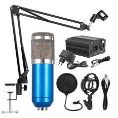BM800 Micrô Treo Chuyên Nghiệp Điện Thoại Di Động Ghi Âm Phát Sóng Bộ Micrô Điện Dung Với Thiết Bị Nguồn 48V
