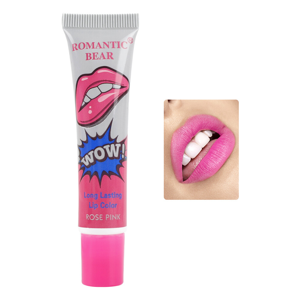 【Natural style】Best Women Girls Waterproof Matte Lip Gloss Tattoo Megic Color Peel Mask Tint Long Lasting Makeup Pack Lips Tools