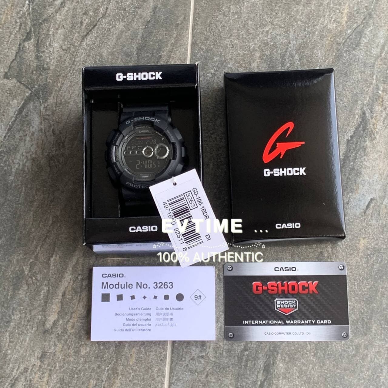 READY STOCK 100% ORIGINAL CASIO G-SHOCK GD-100 SERIES GD-100-1ADR