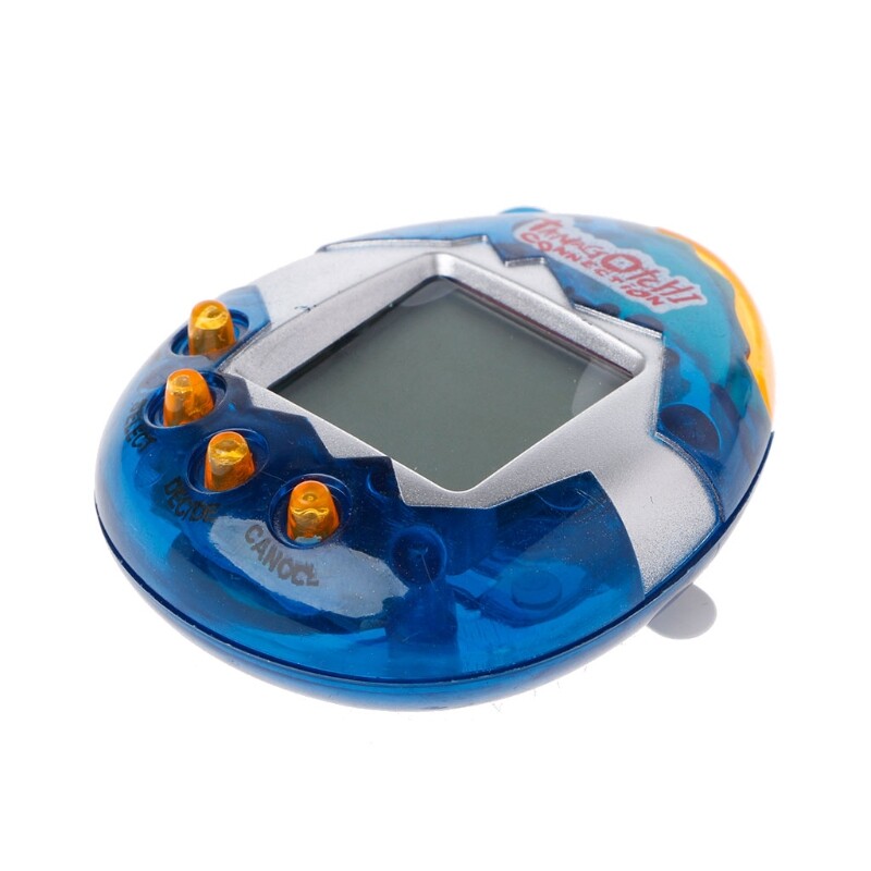 1 Máy Chơi Game Điện Tử Cầm Tay Kỹ Thuật Số Ảo LCD Cho Thú Cưng Đồ Chơi Với Dây Buộc