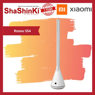 Xiaomi Mijia Smart Bladeless Standing Fan Rosou SS4 Intelligent Leafless Pedestal Fan 11 Speed Wind Timing Household Air Cooler- White (CN SERVE)