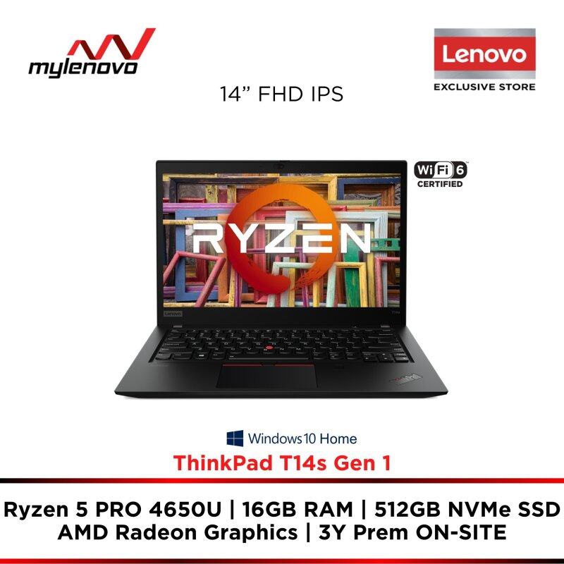 Lenovo ThinkPad T14s Gen 1 AMD Ryzen 5 4650 16GB 512GB SSD Malaysia
