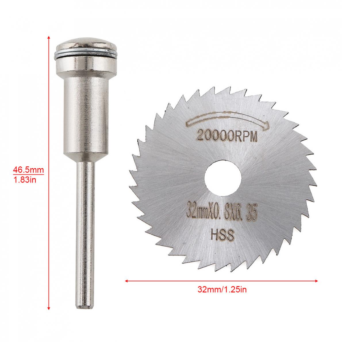 ChgImposs 32mm HSS High Speed Steel Mini Circular Multifunctional Saw Blade Cutting Tool