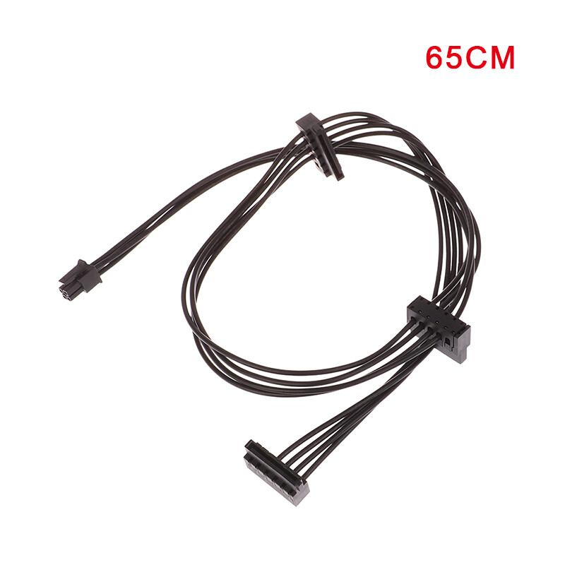 1pc 35/45/65cm mini 4 pin to sata power supply cable for lenovo main board interface sata ssd hdd cable