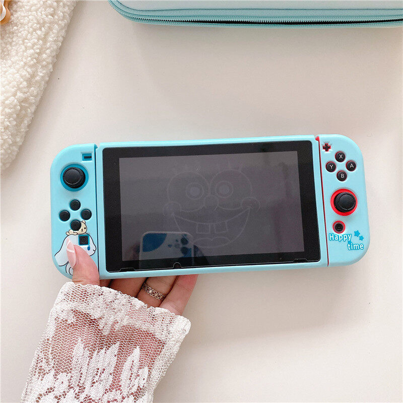 Case For Nintendo Switch /Switch OLED/Switch Lite Soft TPU Split Protective Case Cover Cute Cartoon Anti-Scratch Casing Nintendo Switch/Switch OLED/Switch Lite Case