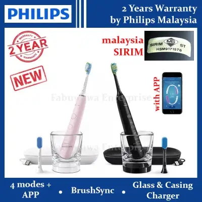 (2 Years Warranty by Philips Malaysia) Philips Sonicare Electric Toothbrush with app HX9000