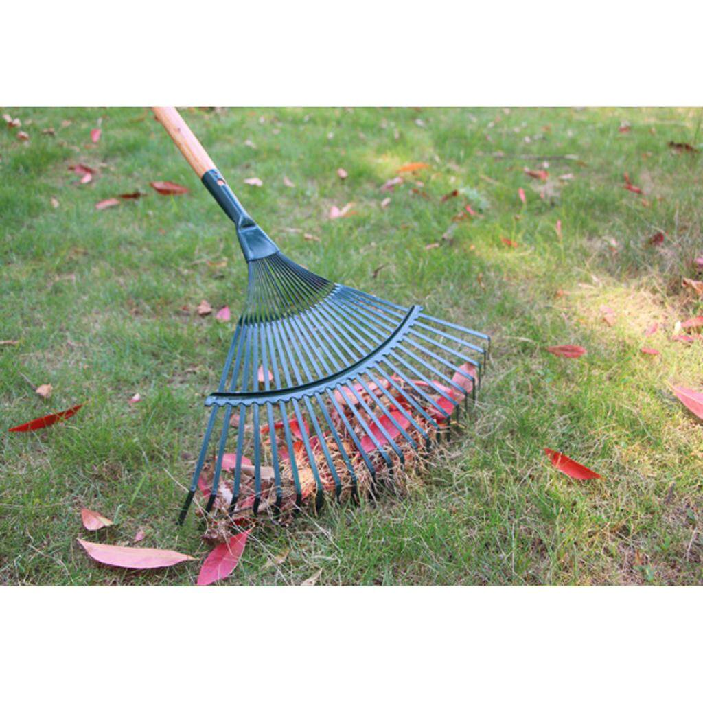 Loviver Steel Metal Rake Head Heavy Duty Replacement Lawn Leaves Garden