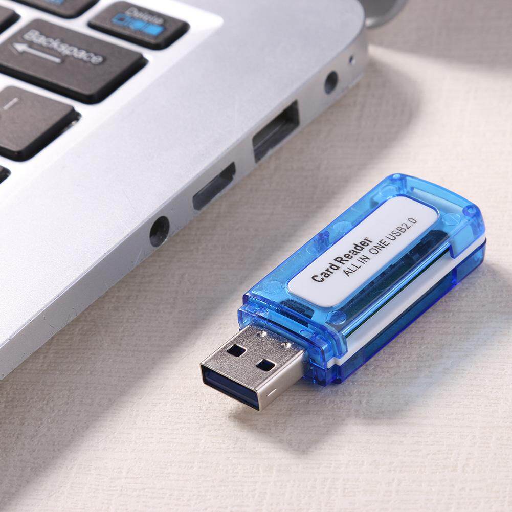 Đầu Đọc Thẻ Nhớ 4 Trong 1 Tiện Dụng Đầu Đọc Nhiều Thẻ USB 2.0 Máy Đọc Thẻ Tất Cả Trong Một Cho Micro SD TF MS Micro M2