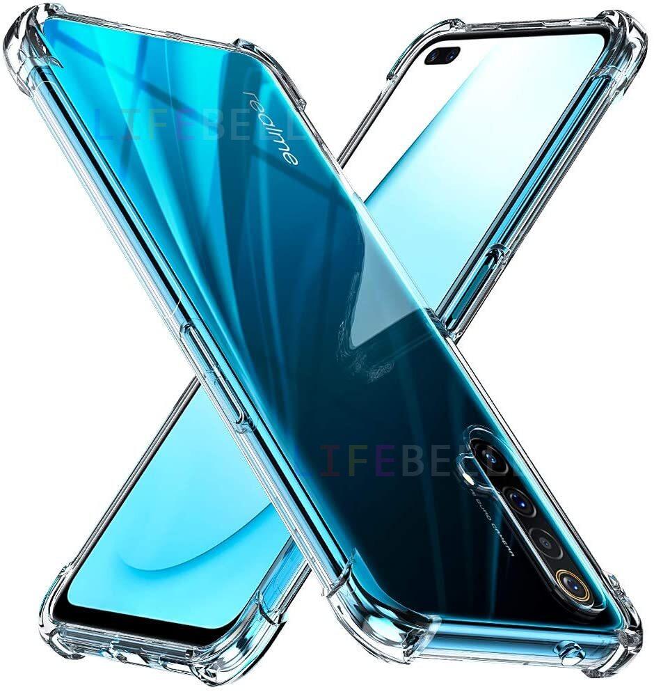LIFEBELLE Casing for Realme X50 5G Case, [Military Protection] [Lightweight] with Shock Absorbent Soft TPU Silicone Bumper Clear Shockproof Protective Phone Cases Back Cover