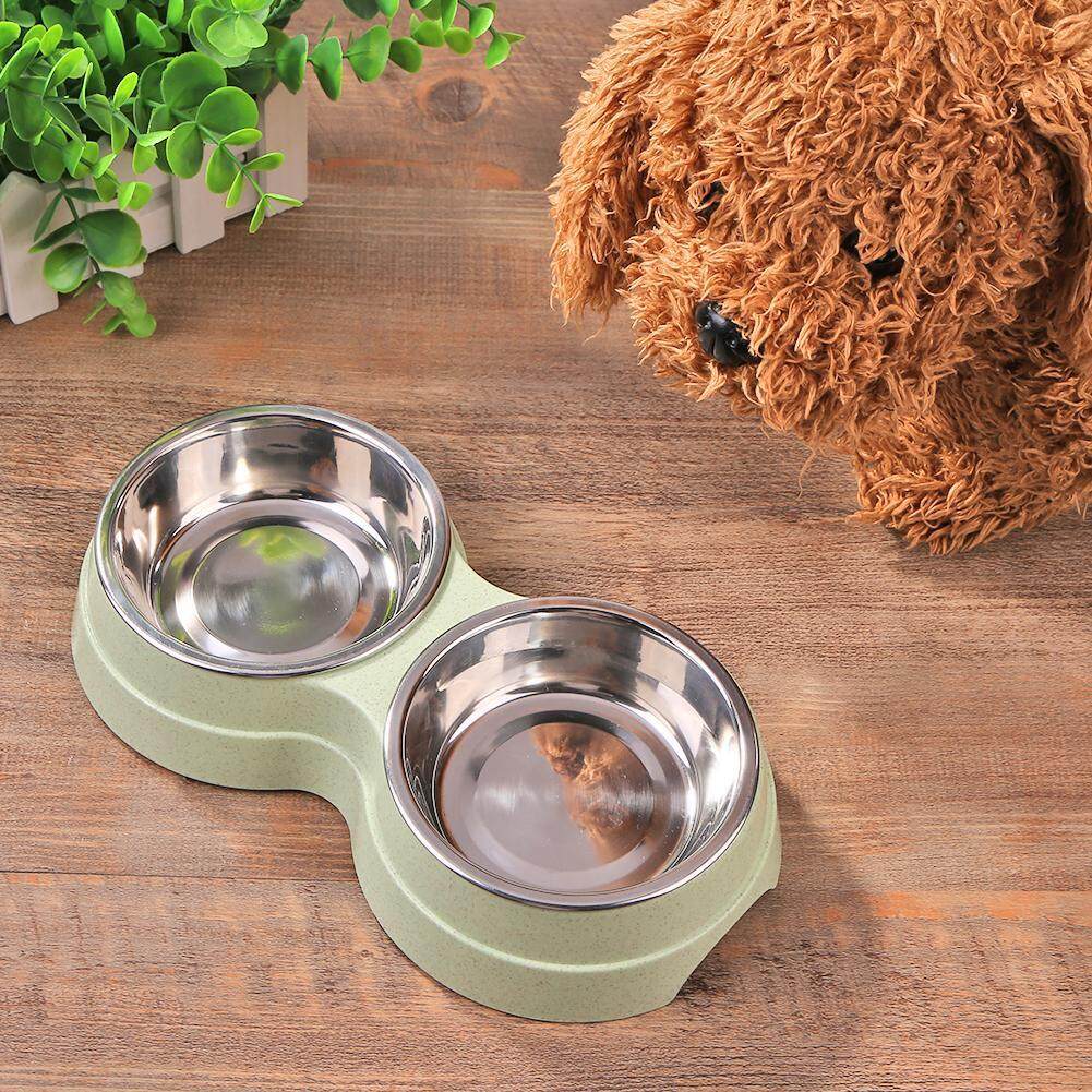 Bát Ăn Đôi Cho Chó Chinatera Khay Đựng Nước Uống Thức Ăn Cho Thú Cưng Bằng