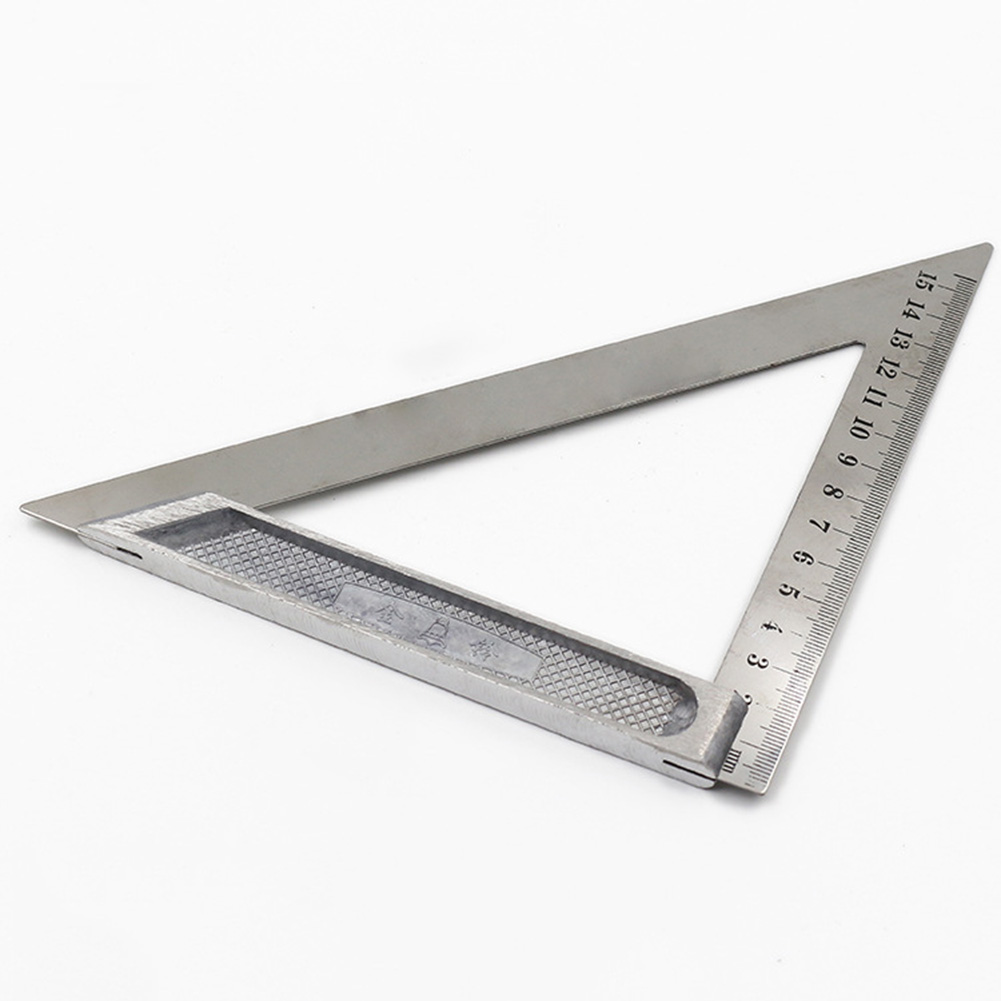 150mm Portable Aluminum Alloy Triangle Square Ruler Woodworking Measuring Tool