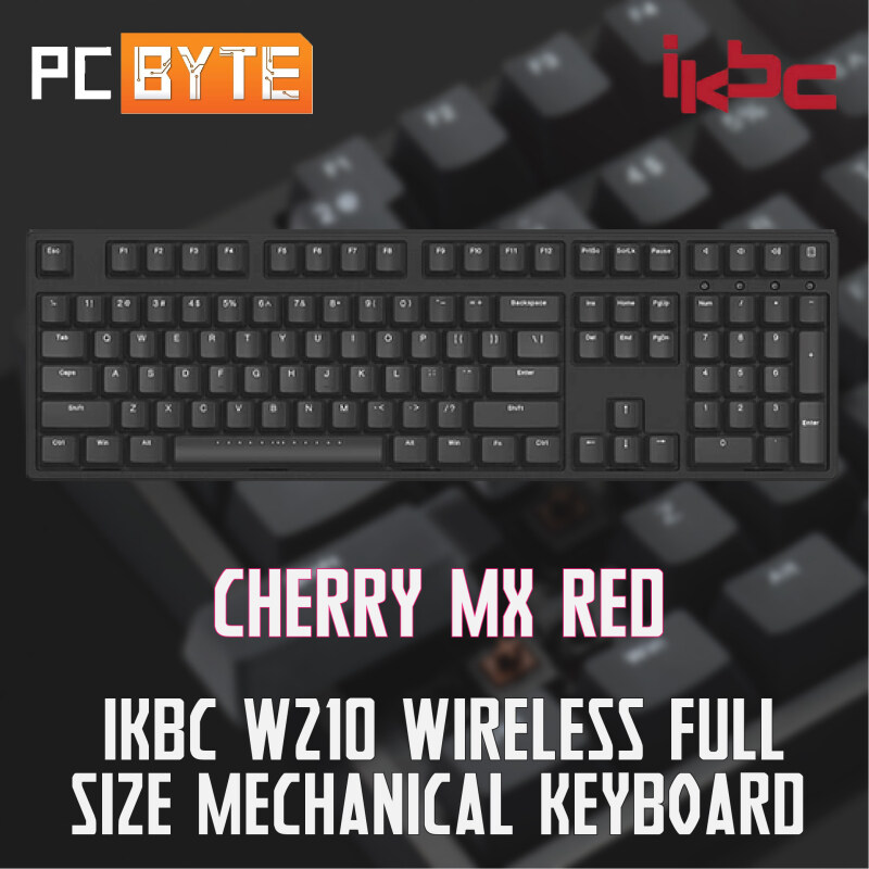 IKBC TyperMan W210 108Keys Wireless 2.4Ghz Mechanical Keyboard - Cherry Mx Brown Malaysia