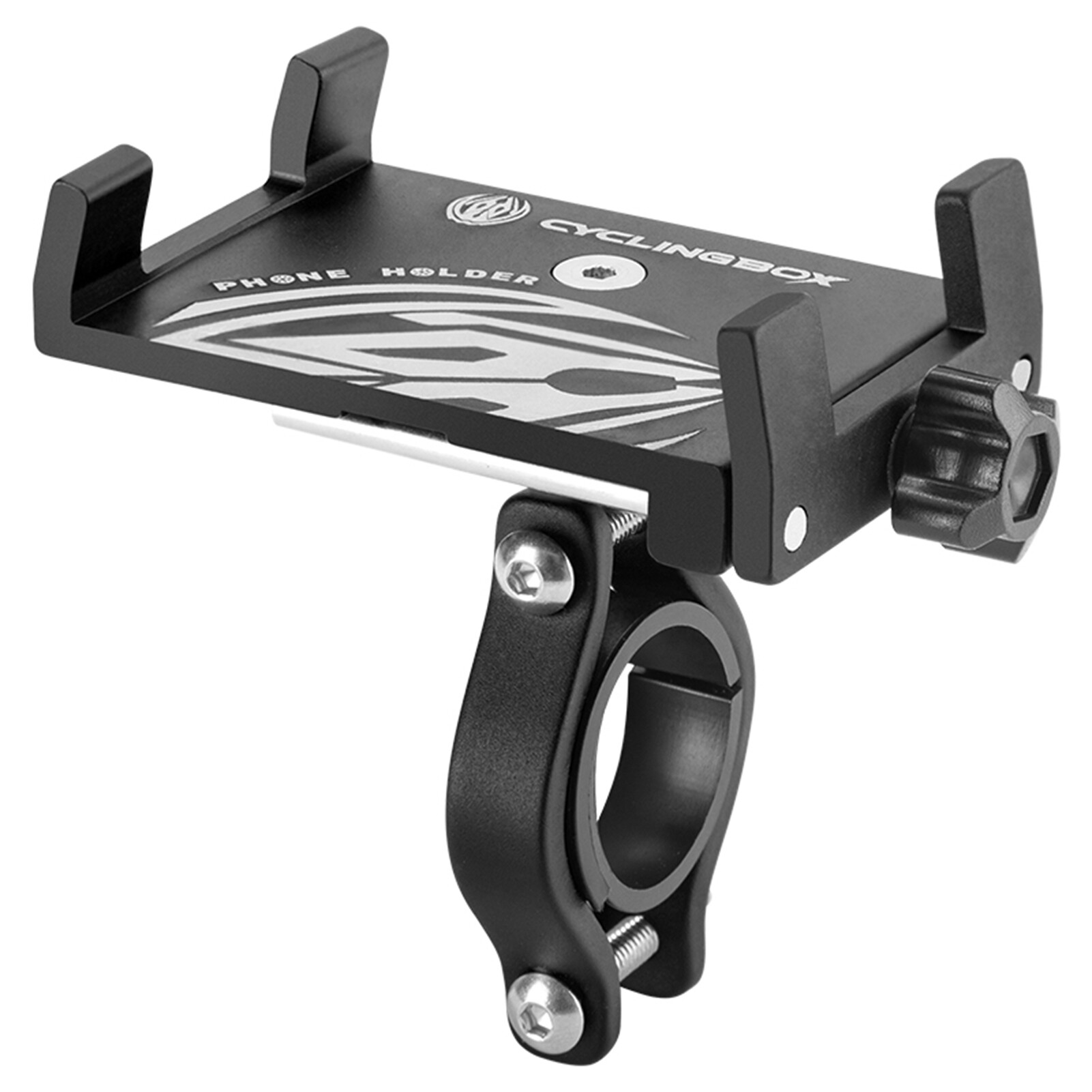 Ghxdryuru Durable Mobile Phone Holder Anodizing Not Easy to Fade Accessories Practical Handlebar Stand for Electrical Motorbike Mobile Phone Holder